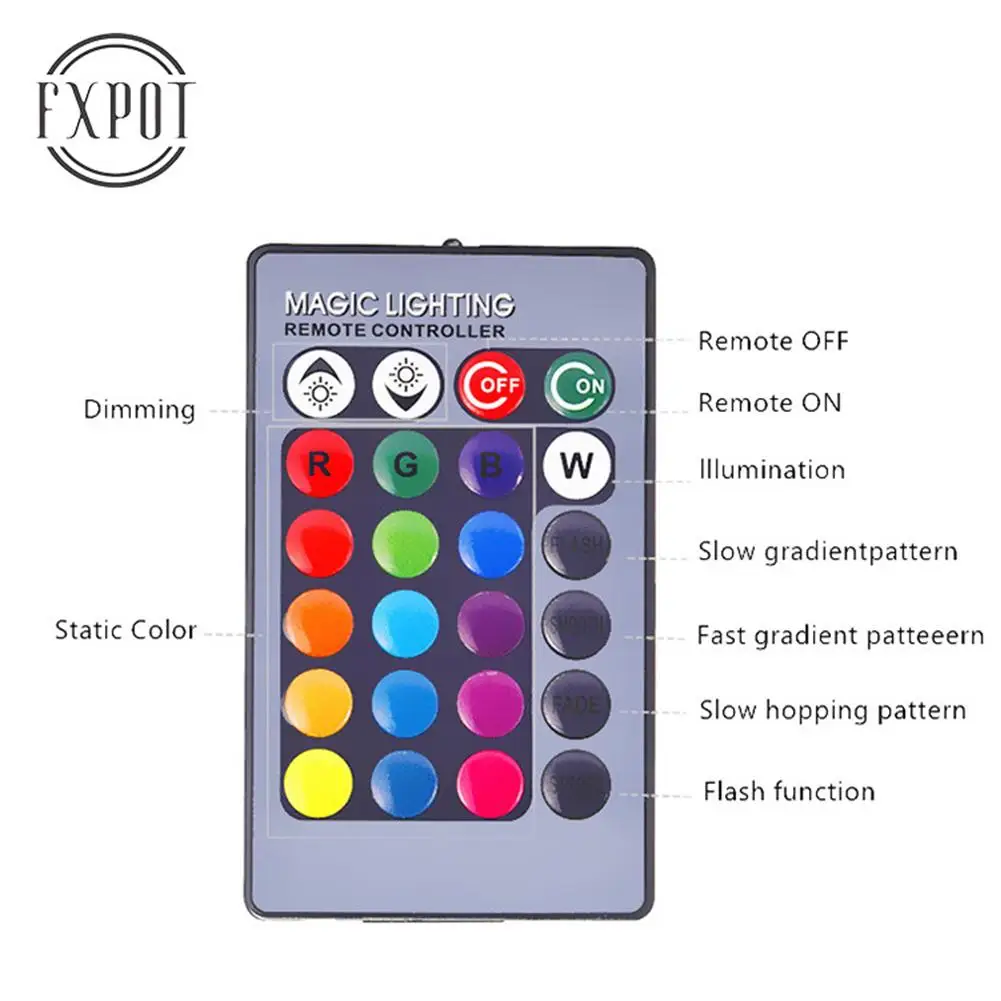 Bombilla de aluminio Rgb colorida Rgbw, luz decorativa