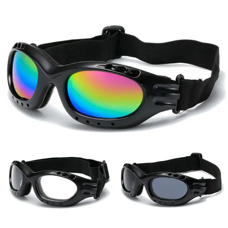 3 Color Multifunctional Motorcycle Glasses Goggles Windproof Mirror Dustproof Splash Proof Motorcycle Goggles Outdoor Sports