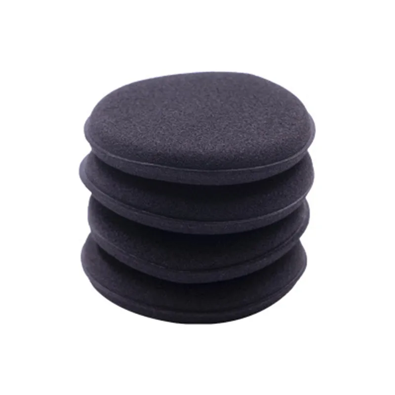 5/10pcs Car Foam Sponge Wax Cleaning Detailing Pads Car Waxing Polish Car Home Paint Care Cleaning Black 10cm