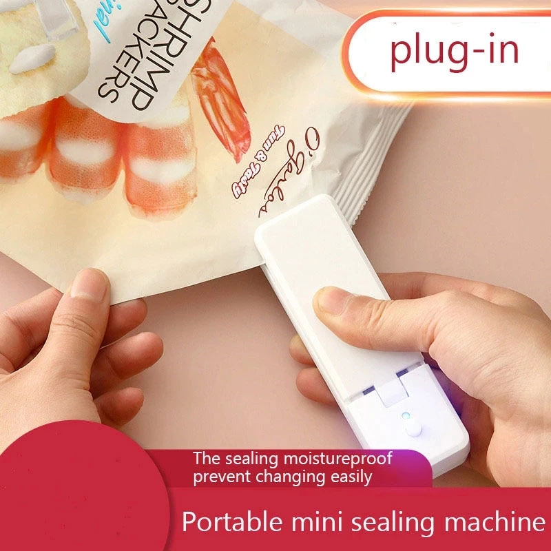 เครื่องซีลสูญญากาศชาร์จเครื่องซีลขนาดเล็กเครื่องใช้ในครัวเรือนกระเป๋ามินิกระเป๋า Sealer มือ...