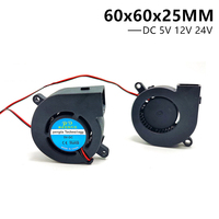 6CM 6025 60x60x25MM Blower  DC 5V 12V 24V 60X25MM Blower For Humidifier Fan 2PIN