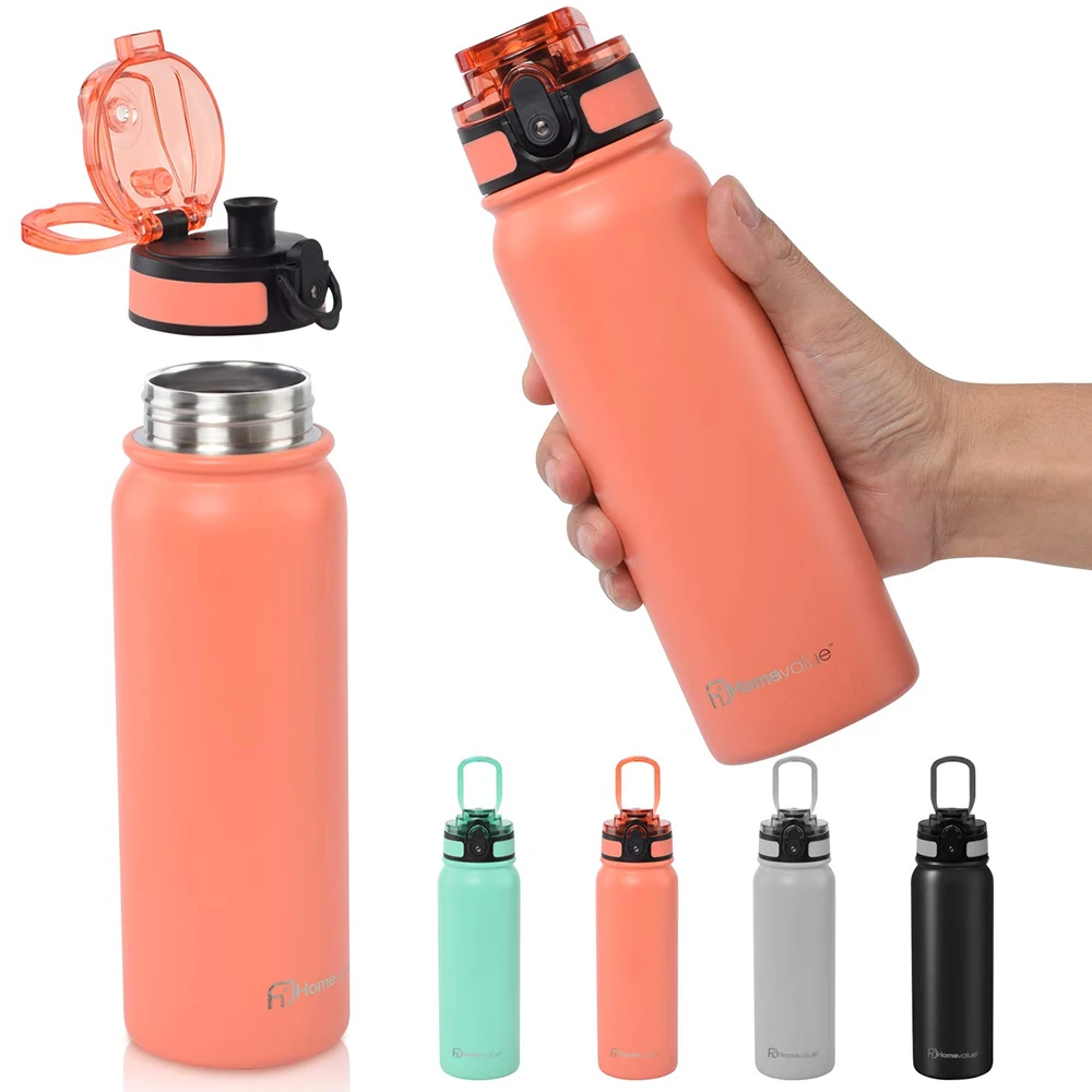 

20oz Stainless Steel Water Bottle - Ideal for Sports and Outdoor/Indoor - Keeps Drinks Cold ,BPA Free Water bottle for Kids