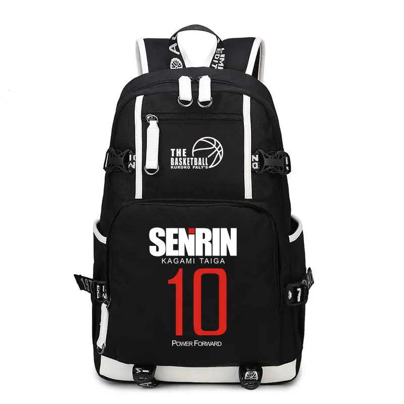 Basket Ball BackpackSEIRIN Cosplay Student Kuroko Tetsuya School travel bags Oxford bags