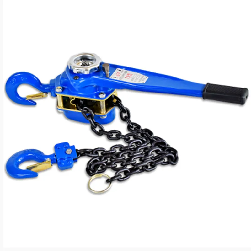 Hand hoist 0.750.81 ton small portable manual hanging hoist hand tensioner tightener