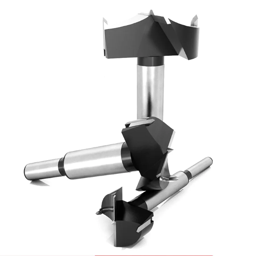 เกรดอุตสาหกรรมสว่านปากกา Woodworking Hole เปิดบานพับไม้เจาะโลหะผสมทังสเตนเหล็กพลาสติก Reamer Bit งานไม้ Reamer