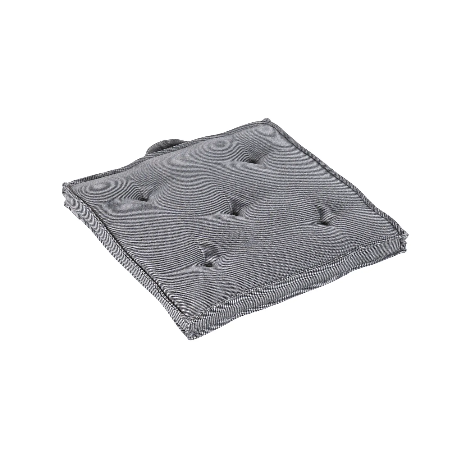 Olefin Standard Garden Chair Cushion Grey Size 42x42x5 cm No Losing color Outdoor Cushion Garden Cushion Outdoor Pillows Chair Armchair Cushion