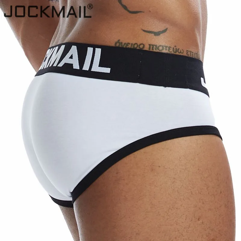 Jockmail 2020 New Shorts Sexy Men Underwear Men Briefs Cotton Underpants Gay Mens briefs Cuecas Men Brief Bikini Man Srting