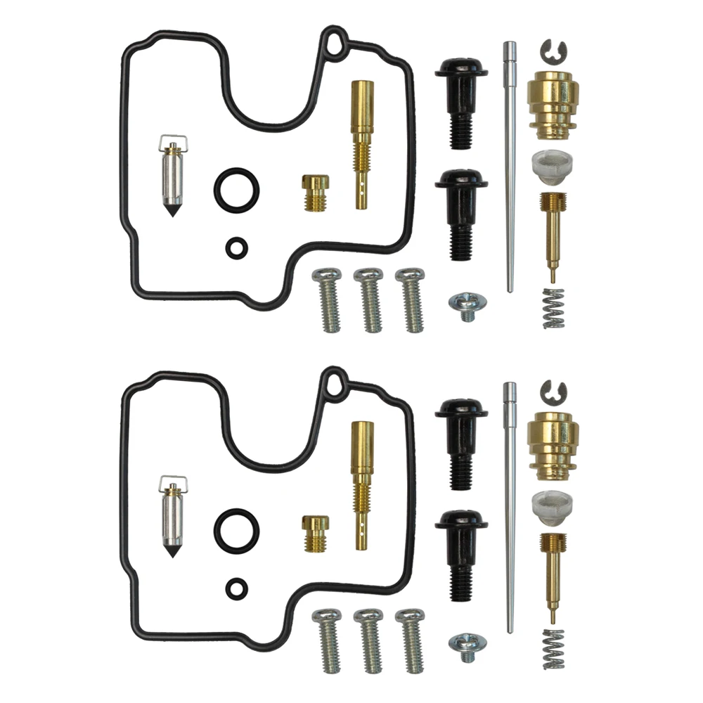 2 комплекта SV 650 мотоциклетный карбюратор, ремонтные комплекты для ремонта автомобиля, прокладки, форсунки для Suzuki SV650 SV650S 1999 2000 2001 2002 2 комплекта
