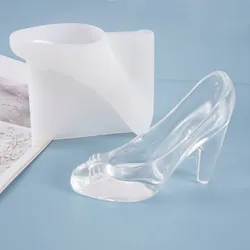 DIY crystal gel mould high heel shoes Princess crystal shoes silicone mold