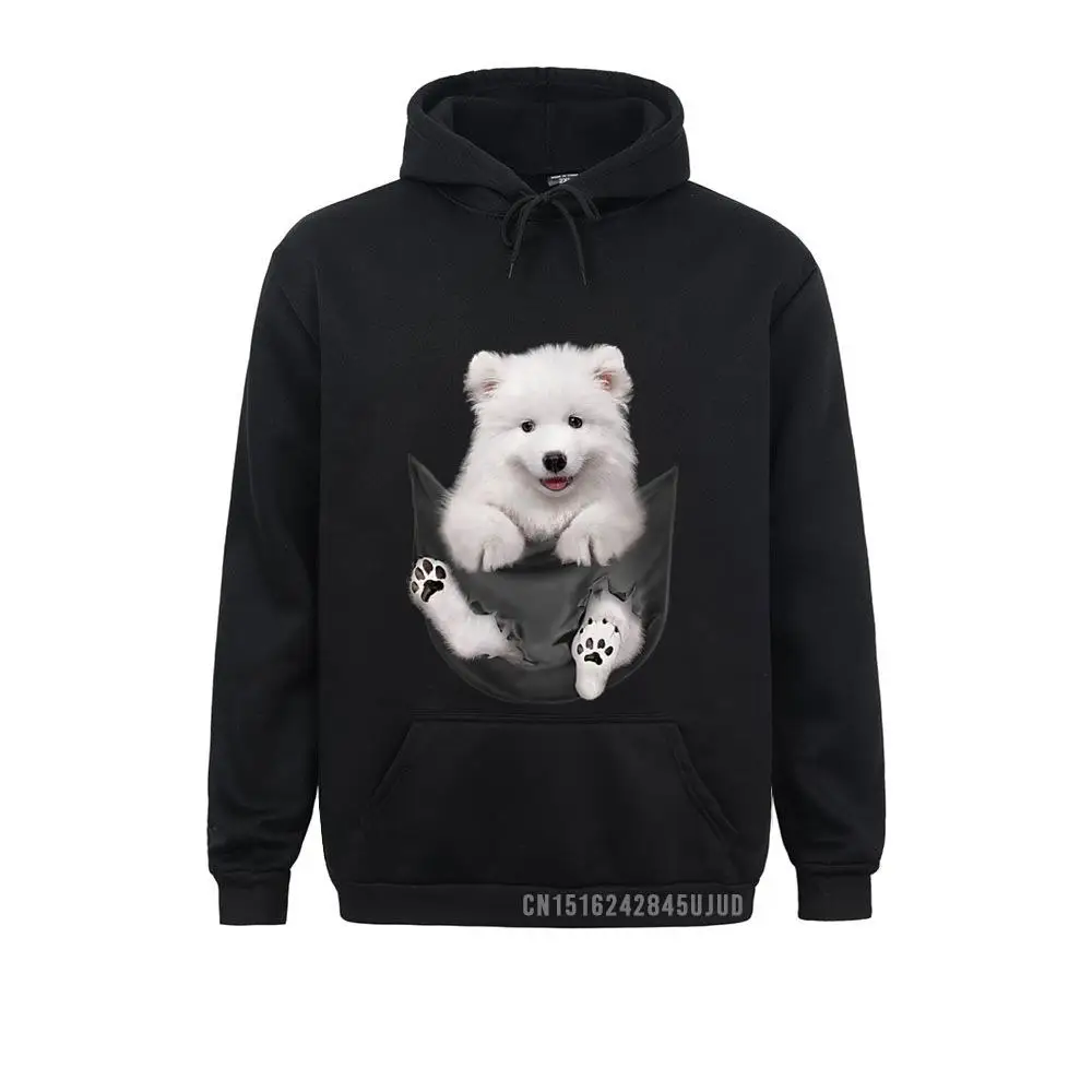 

Dog Lovers Gifts Samoyed In Pocket Funny Dog GIft Samoyed Pullover Hoodies Long Sleeve Classic Clothes Print Sweatshirts