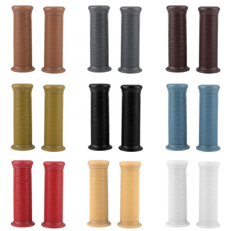 Manillar de goma suave Universal para motocicleta, barra de agarre de Gel para Moto, color marrón, negro y azul, 7/8, 22mm