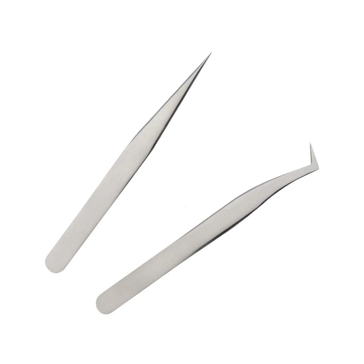 Eyelash Eyebrow Extension Straight Curved Tweezers Ultra-Fine High Precision Eyelashes Grafting For Makeup Tools Phone Repair