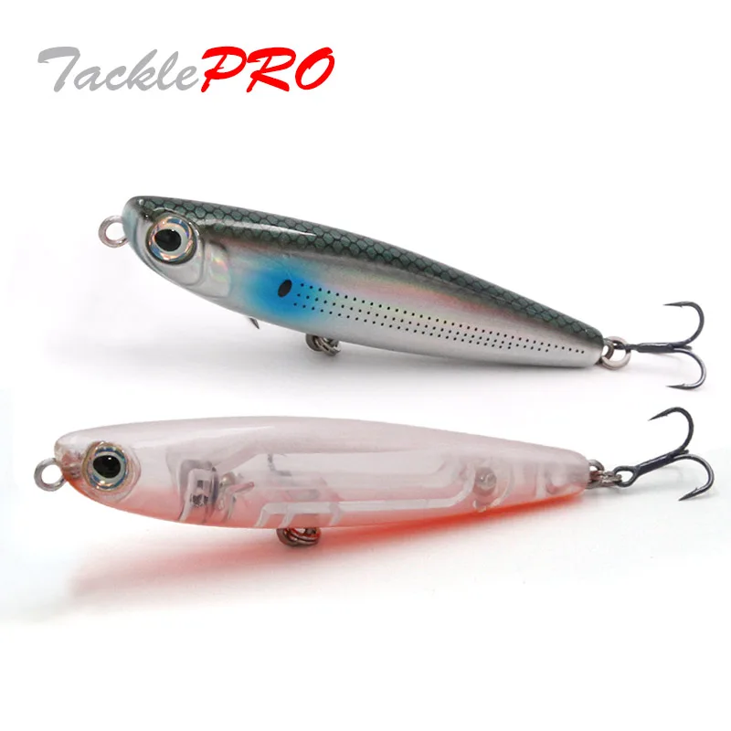 TacklePRO PE05 Pencil lure stickbait 7.5cm 7.8g Mustad Treble Hooks Swim Bait Assorted Colors Crankbait Fishing Lure Suppliers