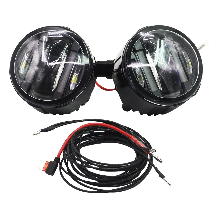 Cawanerl 2 X Car LED Fog Light Daytime Running Lamp DRL 12V Styling For Infiniti EX35 FX35 FX45 FX50 G25 G37