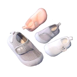 Sandales d'été et d'automne pour bébés filles et garçons, chaussures tricotées, baskets antidérapantes, chaussures en toile respirantes pour enfants, rr001