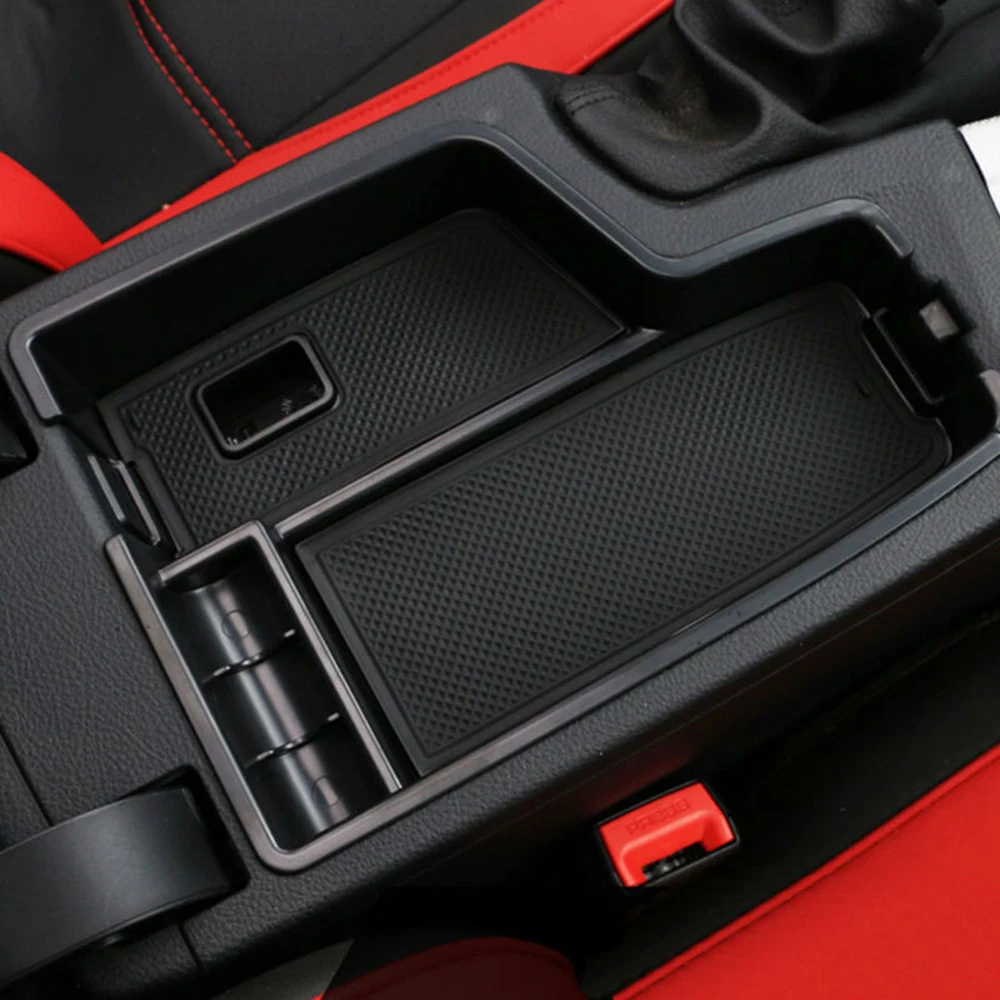 ABS ブラック車のセンターコンソールアームレスト収納ボックストレイ