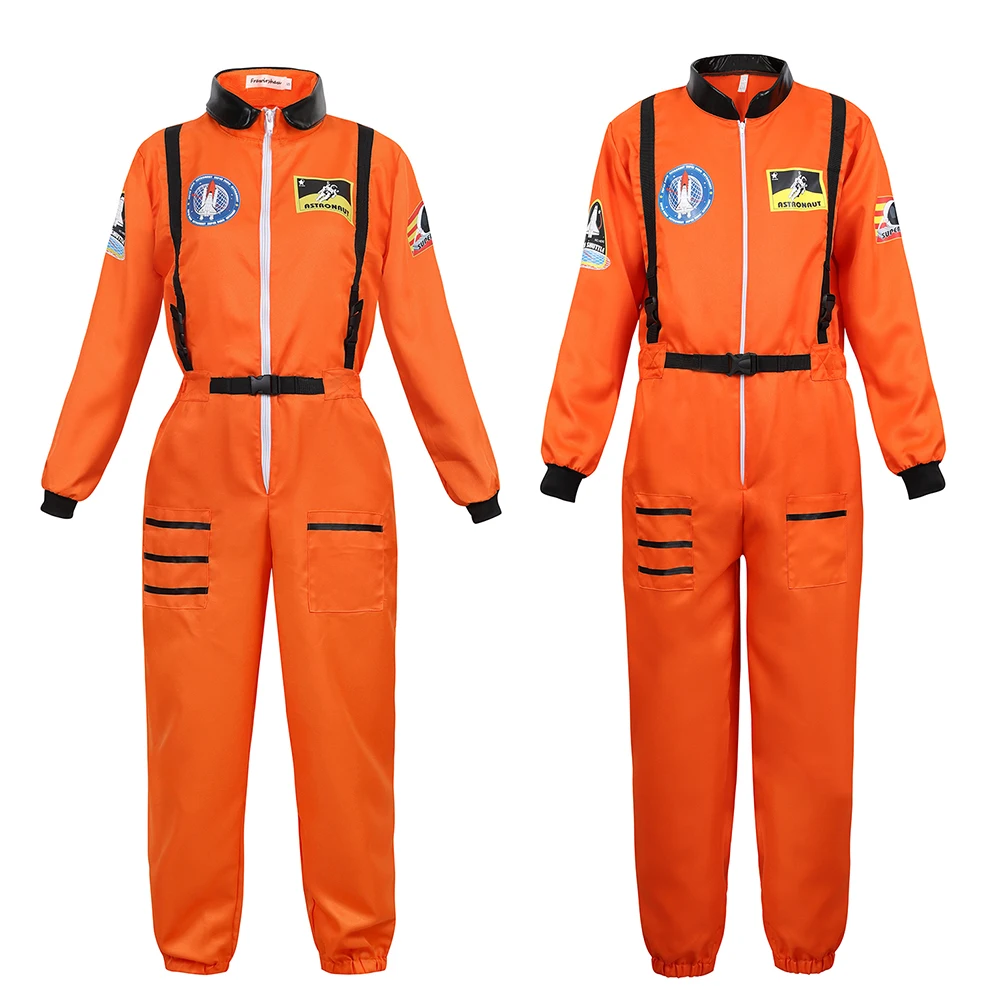 Astronaut Costume Women Man Space Suit Adult Couple Spaceman Halloween Cosplay Astronaut Costume Couples Matching Clothes