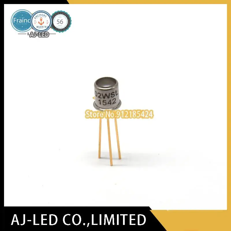 5pcs/lot OP802WSL infrared receiver tube NPN photoelectric crystal wavelength 890nm DIP TO-18 gold seal short foot