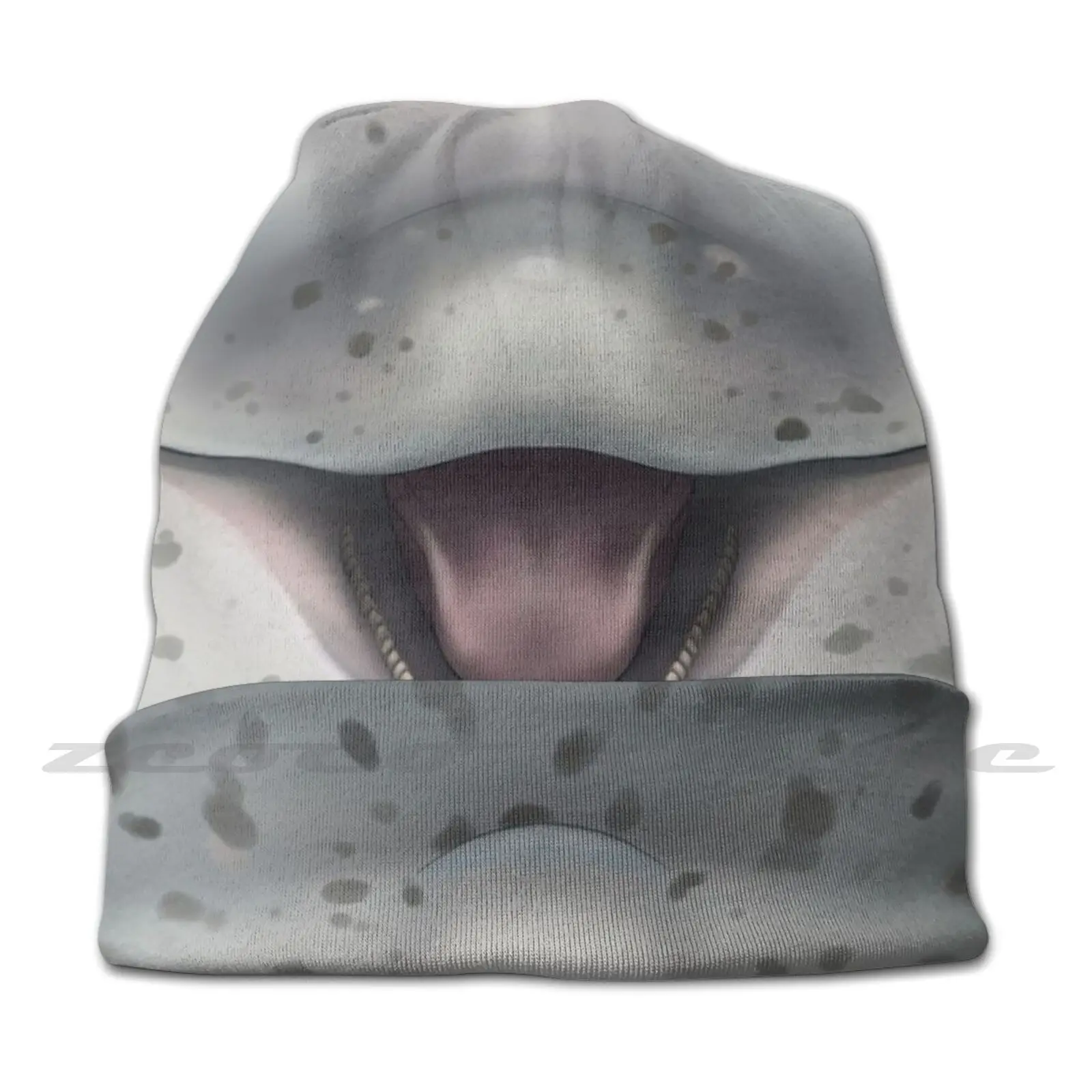 Atlantic Spotted Dolphin Face Diy Pullover Cap Knit Hat Plus Size Keep Warm Elastic Soft Bottlenose Dolphin Delphinidae