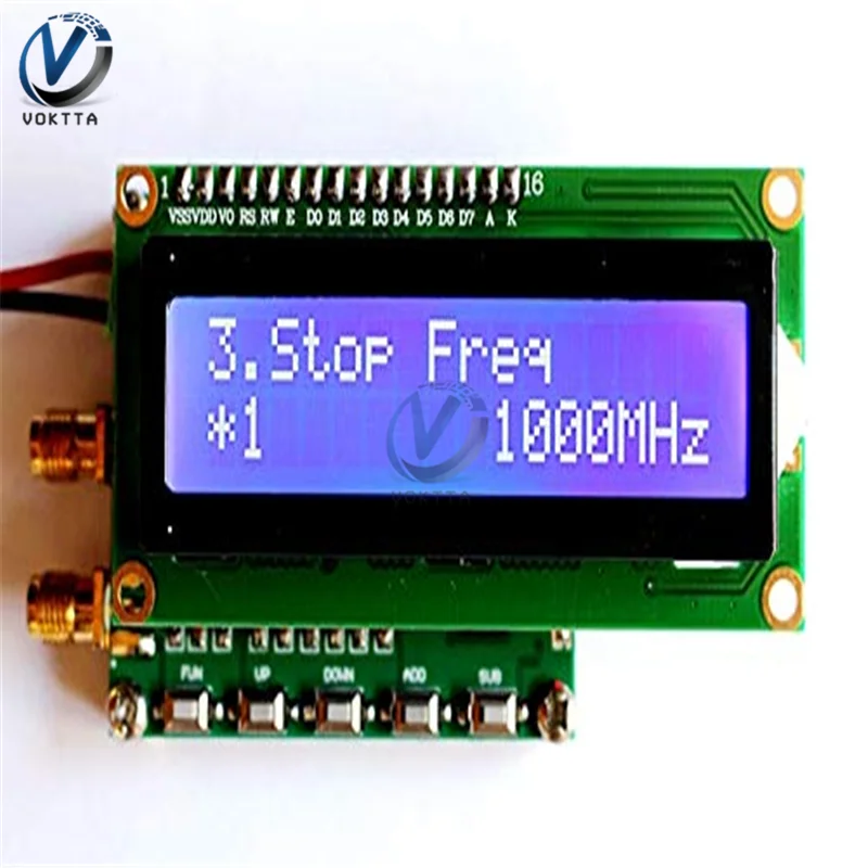 

RF Signal Generator with Sweep Function RF Signal Generator 140MHz-4.4GHz Digital LCD display Signal Generator Module