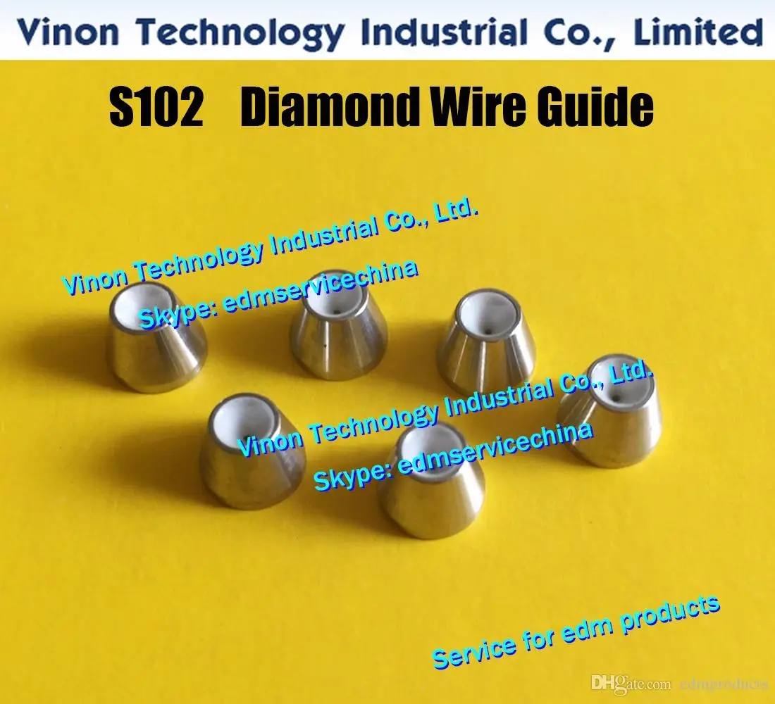 d=0.205mm Diamond Dies Guide S102 3080243 edm Upper Dies B for AWT 0.205mm 0200139 for AQ,A,EPOC series wire-cut edm machine