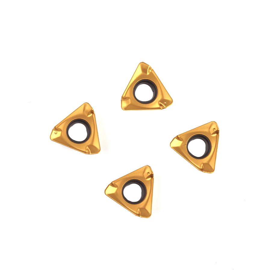 10 Chiếc 3PKT100408R-F LF6028 Tiện Bằng Máy CNC Biến Lưỡi Dao Tráng Xi Măng Carbide Hợp Kim Cắt Miếng Gia Công Thép Phần Dao Phay
