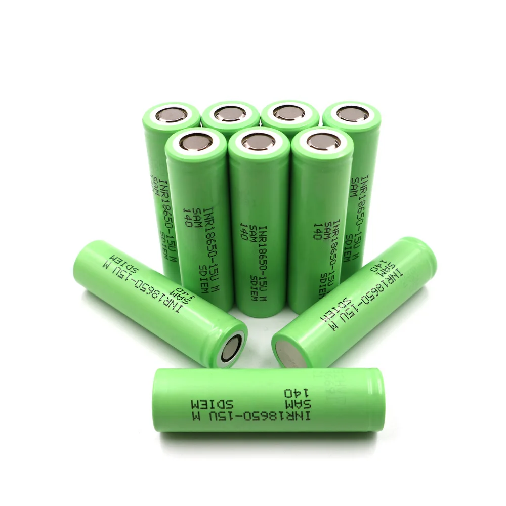 C & P 15UM 1500mAh 18650 3.6V litowo-jonowy akumulator prąd rozładowania 23A 15C akumulatory akumulatory