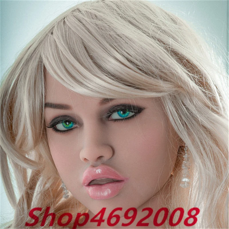 Delicate face Lifelike Sex Doll Head Silicone Material Metal Frame Beautiful Facial Features Enjoy The Oral Sex Of Love Dolls