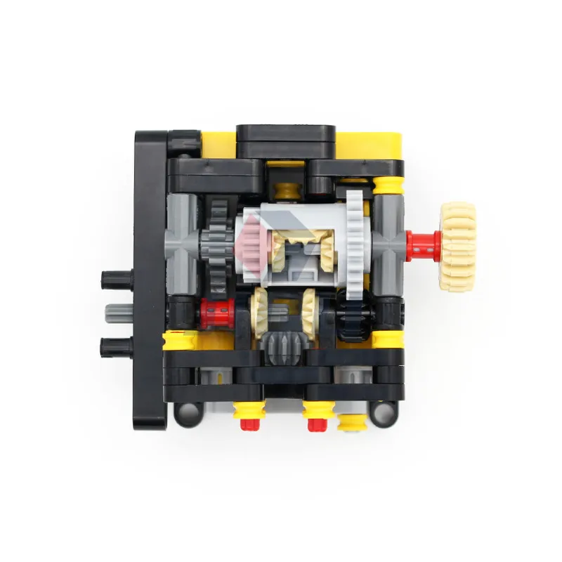 MOC High-Tech เปลี่ยนเกียร์รุ่น2 Speed ชุด Building Blocks อิฐเข้ากันได้กับ PF ชุด DIY ของเล่น