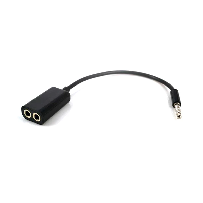 

Earphone Audio 3.5mm Jack Male To Double AUX Female Headphone 1 to 2 Y Splitter Adapte For Phone Laptop