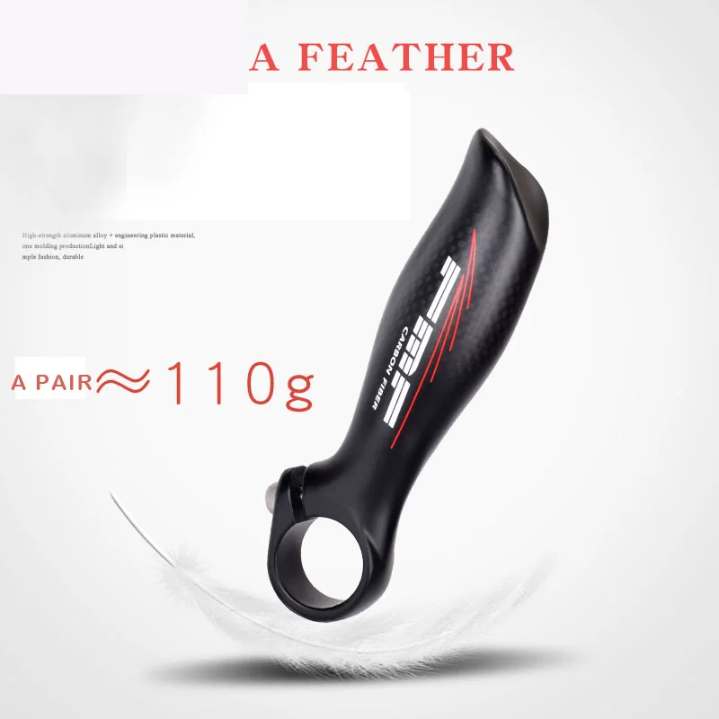 Full Carbon Mountain Bike Bicycle Rest Handlebar 3K UD Matte Durable Comfortable Small Auxiliary Vice Handlebar Bike Parts