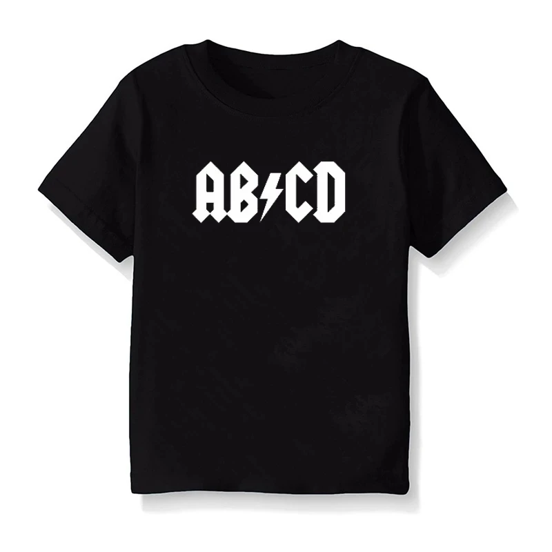 Funny Letter Print Children Clothing Rock Baby Clothes Toddler Girls Boys Kids Tshirt Fashion Summer Kids Tshirt Tops