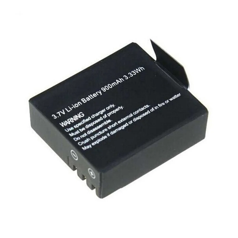 2Pcs/Set 3.7V Li-ion Battery 900mAh Camera Battery For EKEN H9 H9R H3R H8R H8PRO H8 SJ4000 SJ5000 M10 Action Camera Batteria