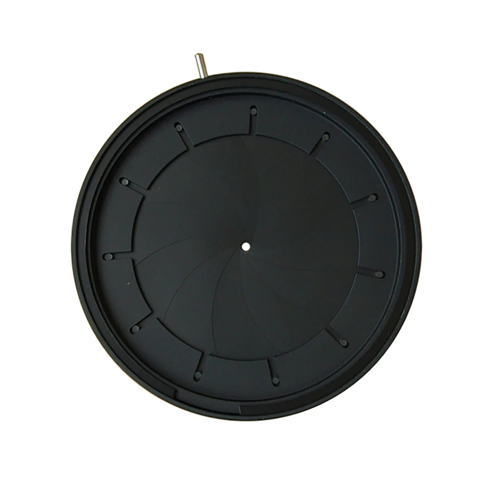 Imagem -03 - Abertura do Diafragma Íris Mecânico 250 mm Ajustável para Microscópio Câmera Adaptador Monitor Condensador Unidade de