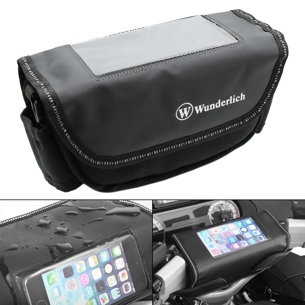 

Motorcycle Handlebar Bag Phone Holder Storage Package For BMW R1200RT R1250RT K1600GTL R1100RT R1150RT R850RT R850R