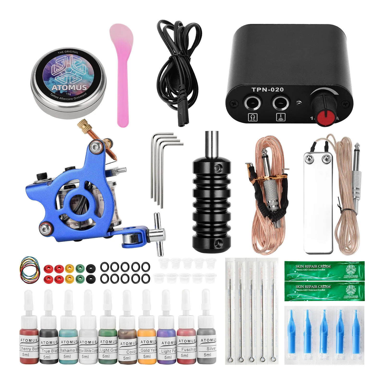 

Tattoo Kit Maquina De Tatuar Kit Completo Kits De Tatuagem Fonte Tatuagem Digital Insumos Para Tatuajes Tatto Machine Full Set