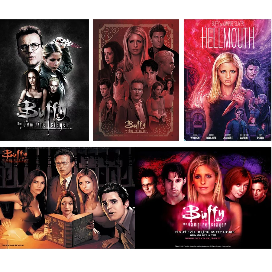 Buffy The Vampire Slayer Characters 5d DIY Diamond Painting Cross Stitch Home Room Decor Diamond Mosaic Embroidery Wall Stickers