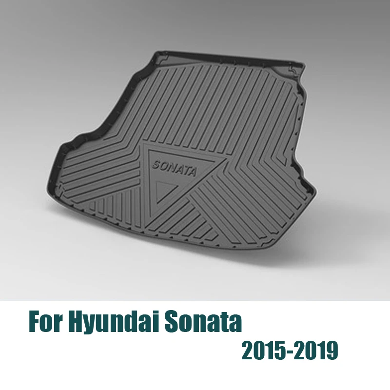 

Car Cargo rear trunk mat For Hyundai Sonata 2021 2020 2019 2018 2017 2016 2015 Boot Liner Waterproof Anti-slip mat Accessories