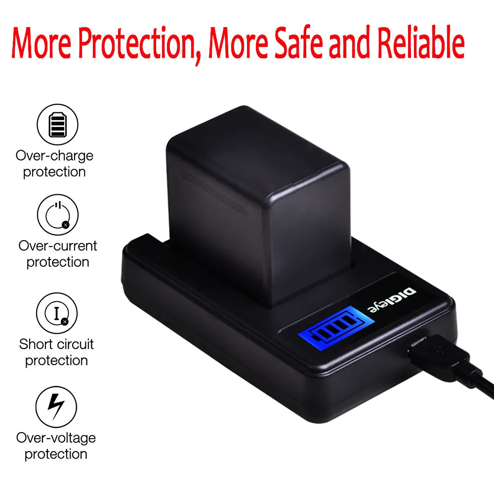 VW-VBT380 VWVBT190 بطارية وشاحن USB LCD لباناسونيك HC-V800K HC-VX1K HCV510 HCV520 HC-V550 HCV710 HC-V760 HCV770