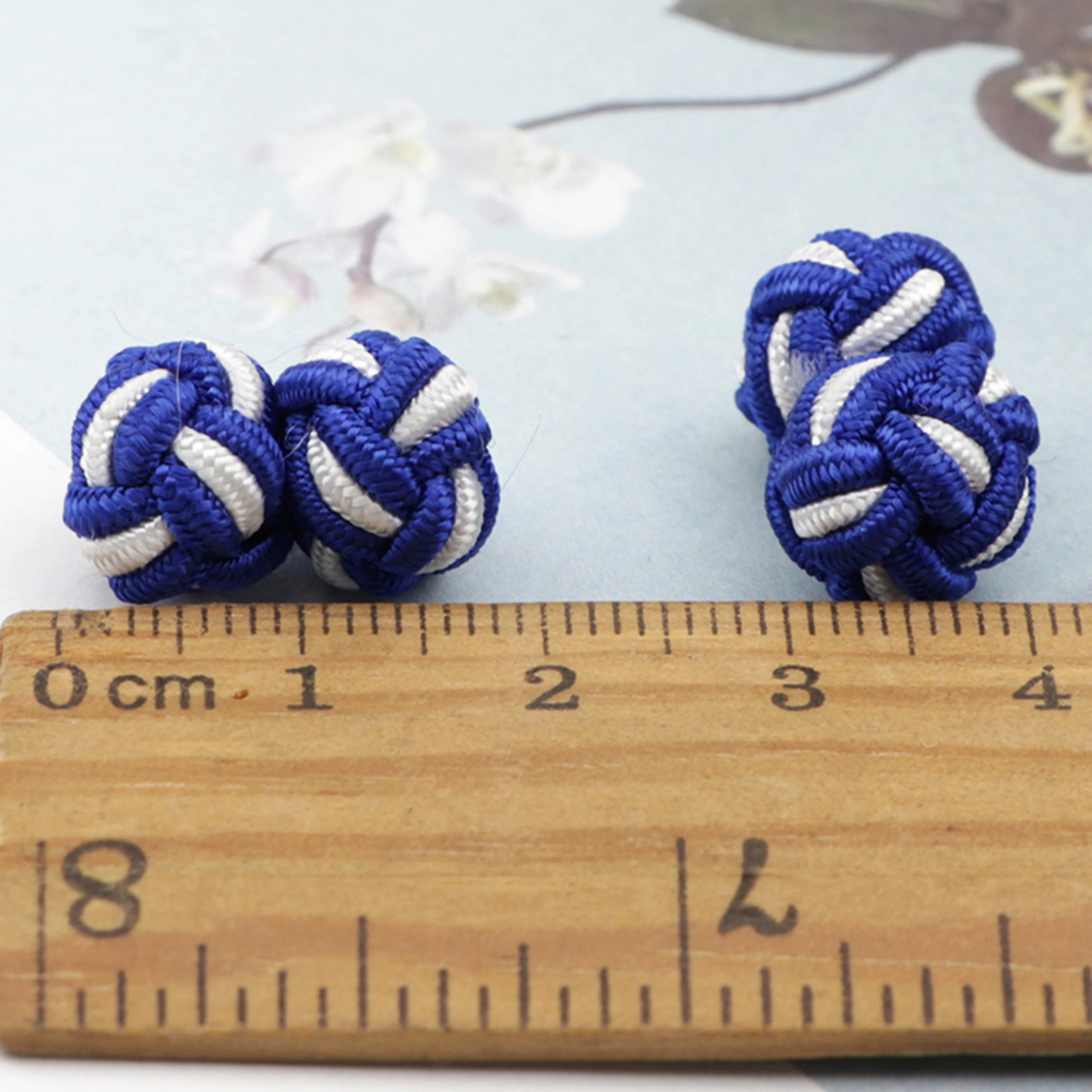 Colorful Double Rope Ball Knot Cufflinks Novelty Mixed Braided Handmade Elastic Upscale Men\'s Classic Silk Cuff Links For Men