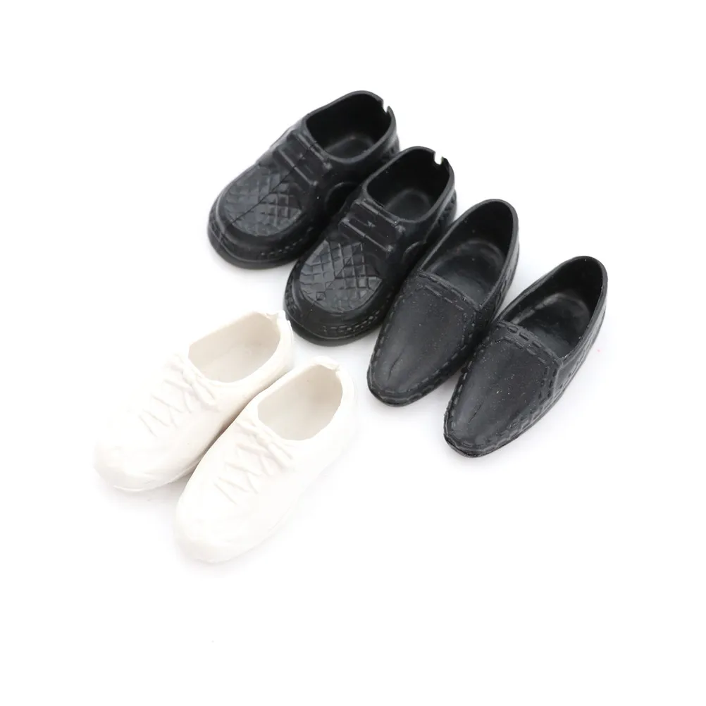 3 Pairs /Set Fashion Doll Shoes Heels Sandals For Ken Dolls Accessories