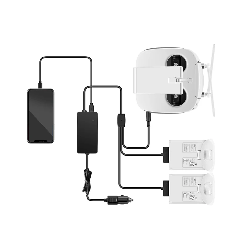 車の充電器5 in 1,バッテリー充電器,リモコン,屋外充電器,複数の充電ハブ,Phan4 pro 4,事前に4se