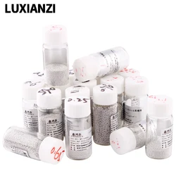 Luxianzi 25k/garrafa bga reballing bolas leaded 0.2-0.76mm para bga ic stencils rework repair tools stencils livre-bola de solda de chumbo