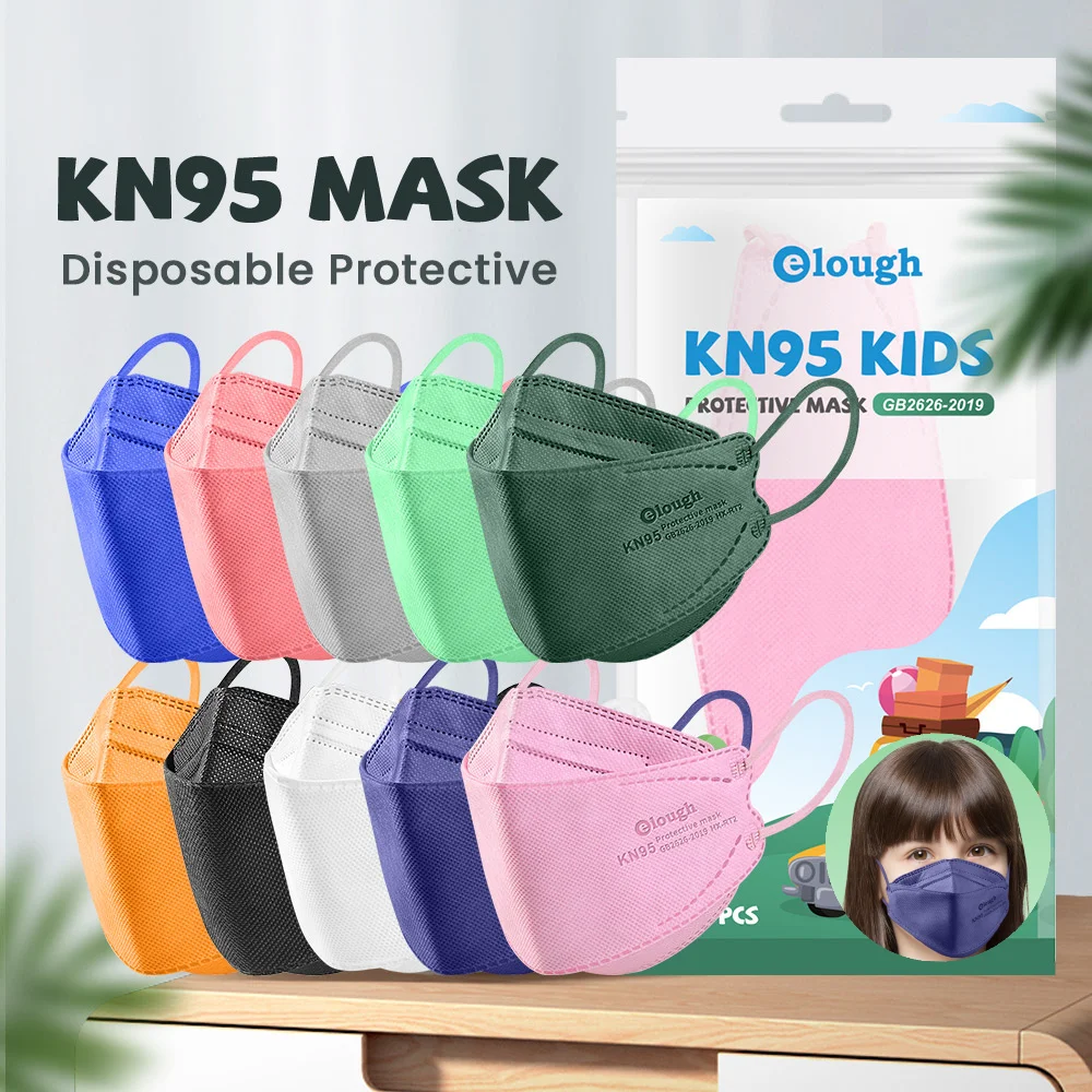 

10-100Pcs kn95 mask kids ffp2mask children mascarilla fpp2 homologada infantil reusable children's mask kn95 mascarillas niños