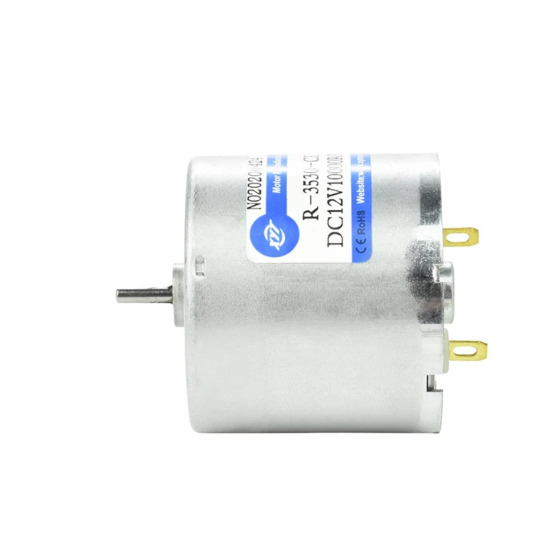 3530 Micro DC Gear Motor High Speed Motor 12V 24V 6000/10000rpm Small Motor Parking Lock Special DC Electric Motor