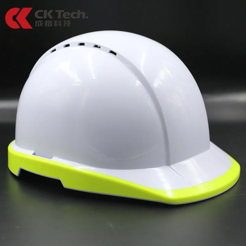 

CK Tech.Customized Printing Acceptable Safety Helmet Fluorescent Hard Hat Breathable Labor Engineering Rescue Helmet