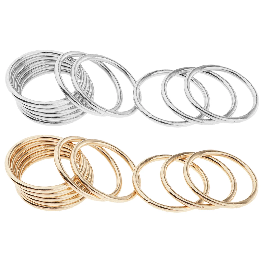 10pcs Metal Round Rings 35mm Closed Hoop Loop Iron Ring Iron Macrame Hoop Macrame Creations Dream Catcher DIY Metal Hoops