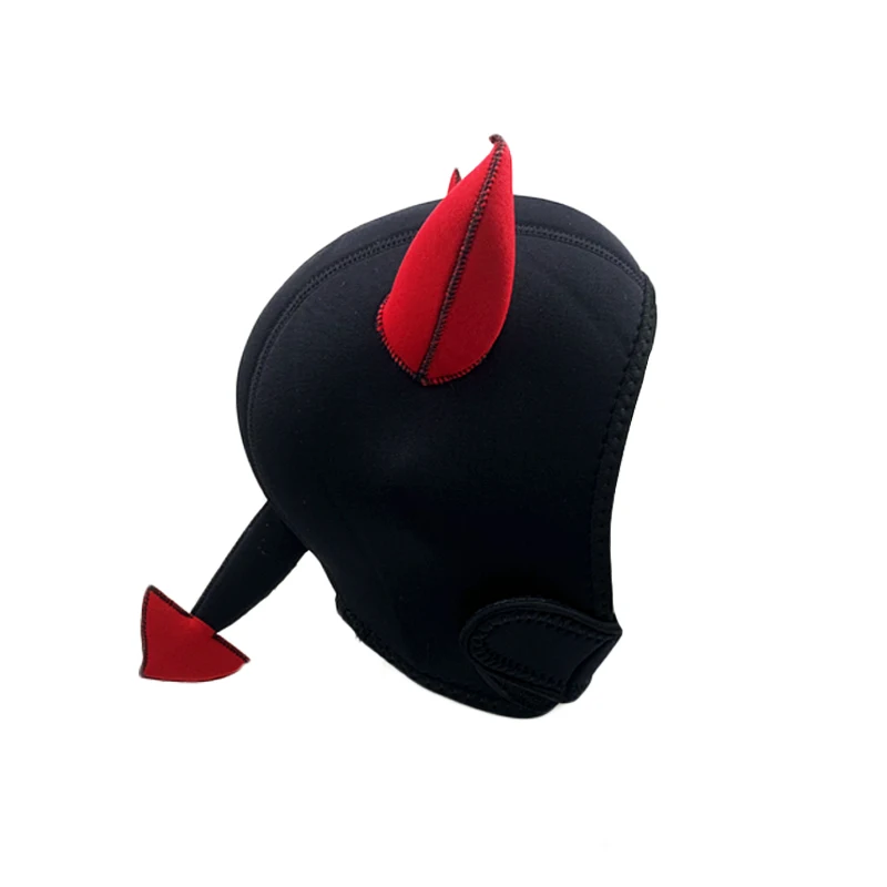 Aturdive 4mm submersible cap cartoon personality submersible snorkeling submersible wigs Cartoon diving cap diving hat