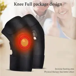 2020 Sport Heated Knee Brace Wrap Support/Therapeutic Electric Heating Pad Wrap For Joint Pain Arthritis Meniscus Pain Relief