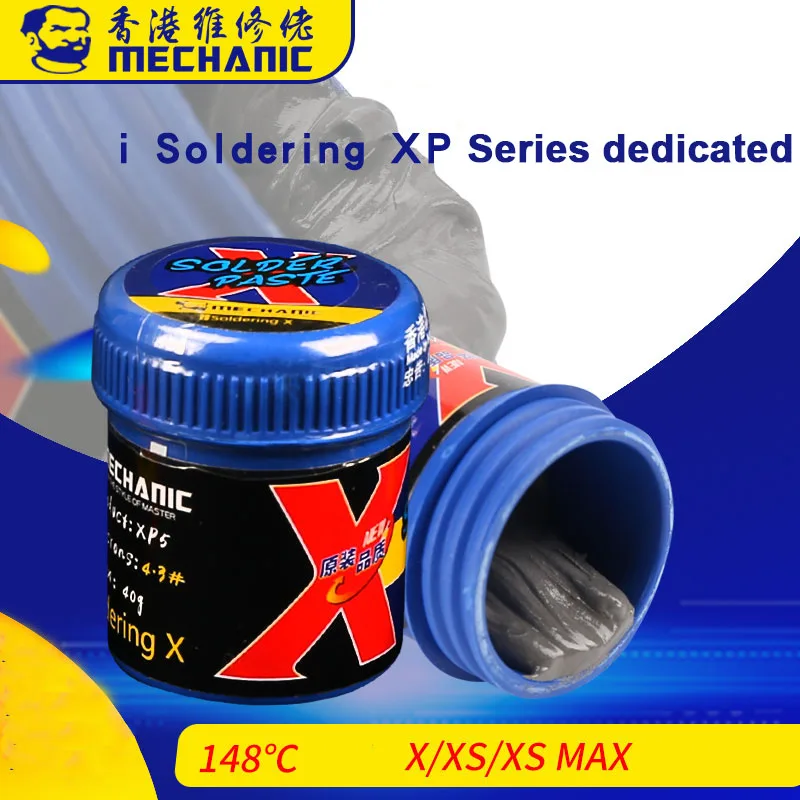 mechanic pasta de solda flux 148 graus para telefone x xs xsmax xr motherboard 01